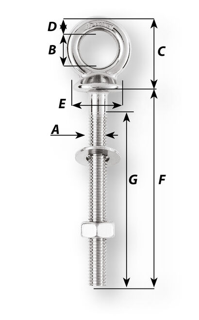 Wichard boulon à oeil inox accastillage bateau